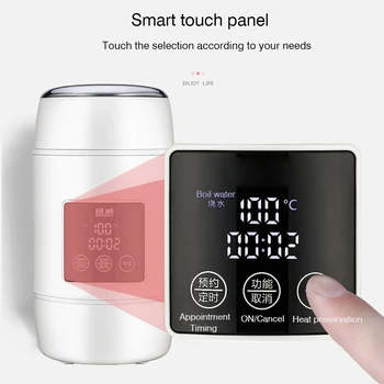 

220V Multifunction Electric Kettle with Reservation Temperature Control Portable Split Type Water Kettle Hot Pot Stainless Steel