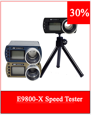 E9800-X Chronograph Geschwindigkeitstester Chrono Airsoft Schussgeschwindigkeit 
