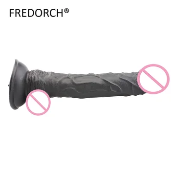 FREDORCH Black Color Long Dildo Attachment to Premium Sex Machine Deep Inside Penetration Long Comfortable and Stimulating 5
