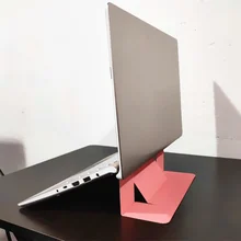 Регулируемая подставка для ноутбука клейкая невидимая подставка складной кронштейн Портативный держатель для планшета для iPad MacBook ноутбука