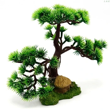 

Artificial Pine Rockery Aquarium Fish Tank Landscaping Decoration Vintage Home PXPC