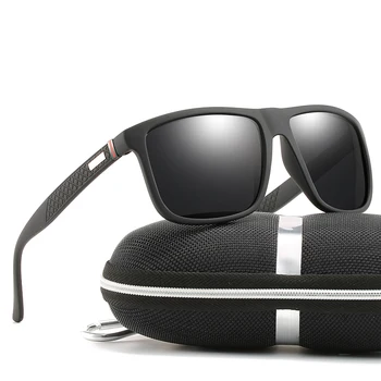 2020 Trendy Cool Sunglasses for Men Women Outdoor Sports Big Polarized Sunglasses Vintage Square Sun Glasses UV400 3