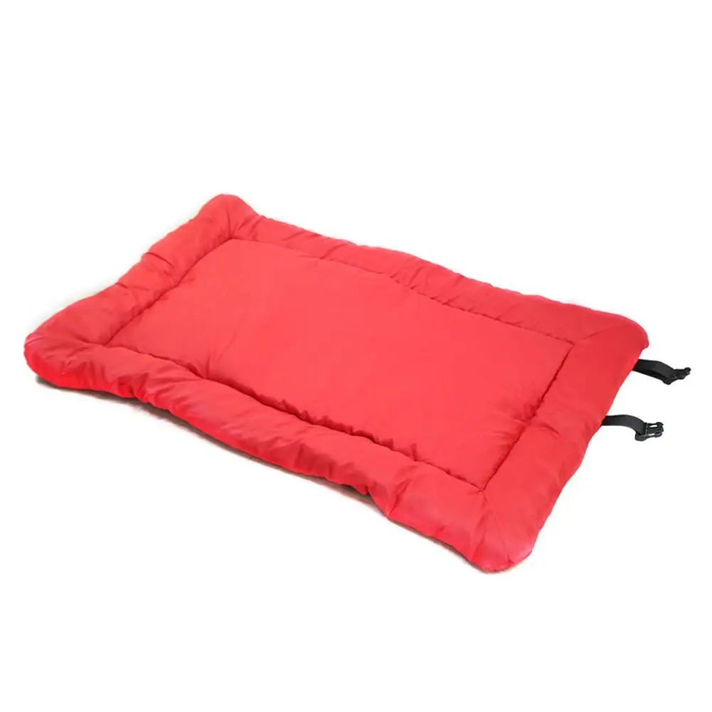 Уличная большая кровать для питомца собаки портативный складной коврик для питомца из ткани Оксфорд водонепроницаемый дорожный Противоскользящий коврик для собаки для автомобиля диван мебель 20E - Цвет: Red