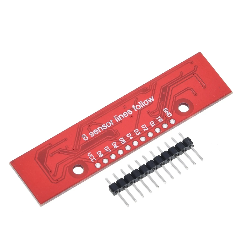 Слежения модуль инфракрасного обнаружения Сенсор модуль DIY для Arduino 8-канальный инфракрасный детектор поиска модуль 8bit Сенсор модуль
