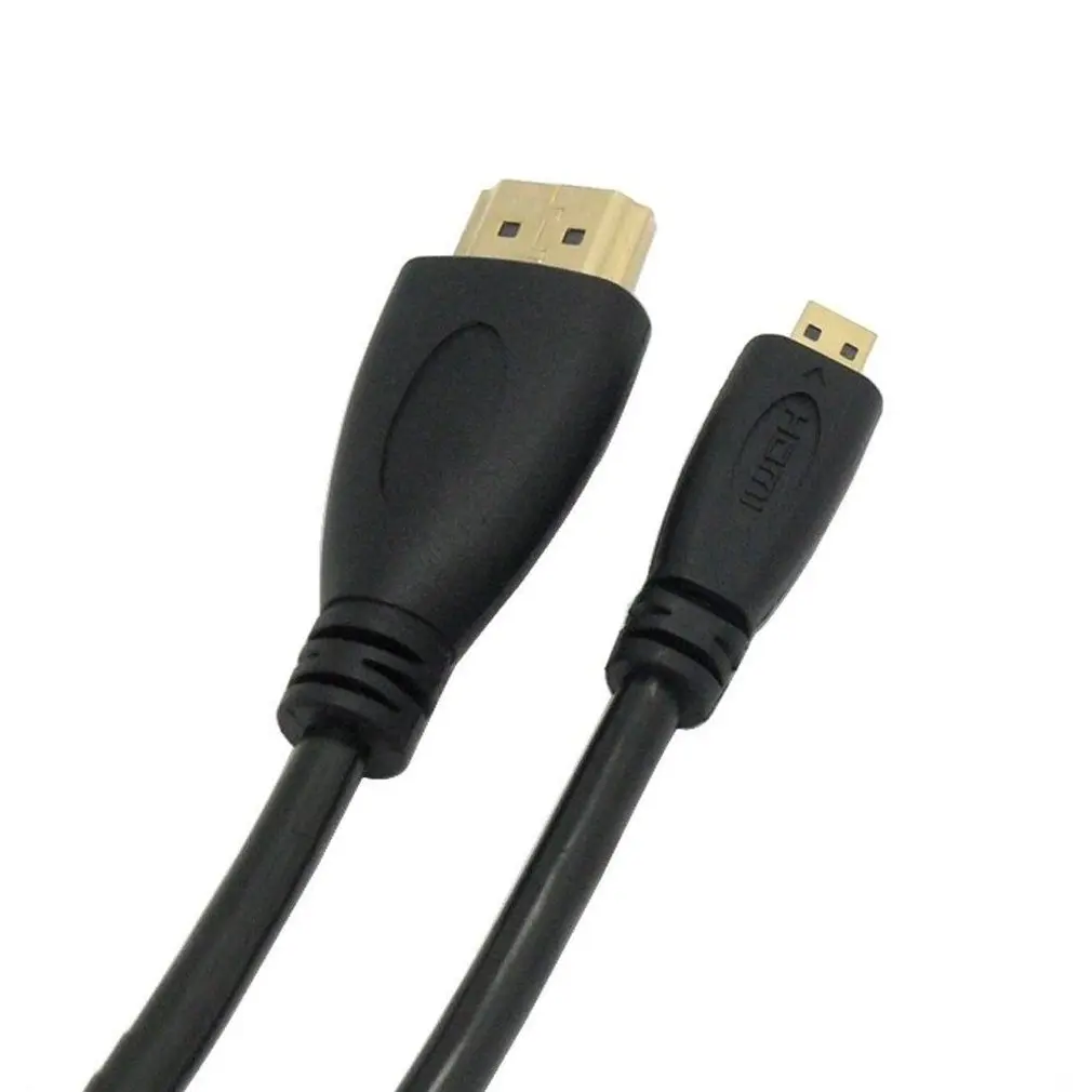 Изысканно разработанный прочный 1 м micro HDMI к HDMI 1080p кабель ТВ AV адаптер Мобильные Телефоны Планшеты HD tv