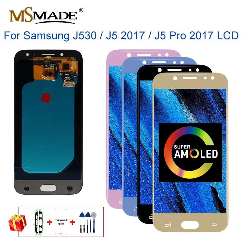 Цифровой преобразователь Super AMOLED J530 для Samsung J5 2017 ЖК дисплей сенсорный экран