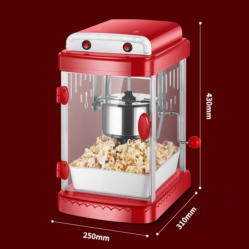 Popcorn Machine Commercial Fully Automatic Mini Small Children's Popcorn  Ball Home Package Machine 220V - AliExpress