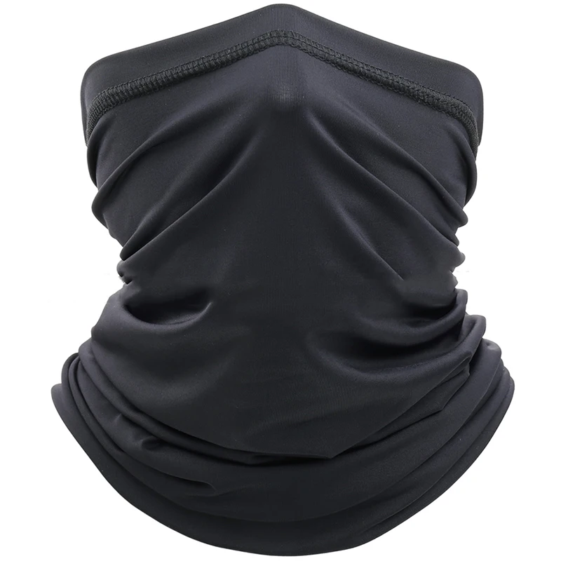 men wearing scarves Unisex Ice Silk Sunscreen Balaclava Headwear Seamless Bandana Neck Gaiter Tube Motorcycle Dustproof Face Cover Scarf hair scarf for men