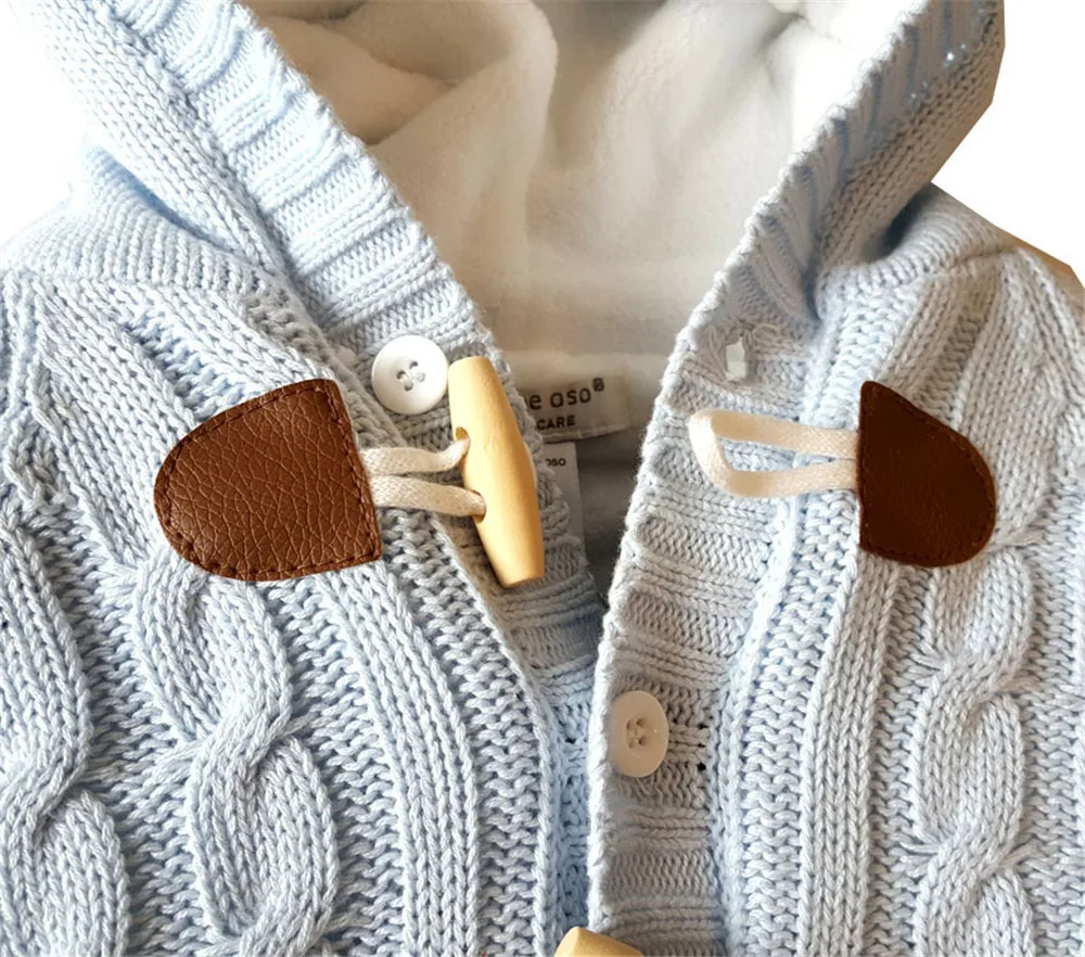 LILIGIRL/хлопковый свитер для маленьких мальчиков и девочек; бархатная куртка; сезон осень-зима; Детский Теплый кардиган с длинными рукавами; пальто; одежда