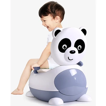 

Panda Baby Potty Toilet Training Toilet Seat Boy Girl Children Potty Kids Portable Urinal Comfortable Backrest Pots Seat Chair