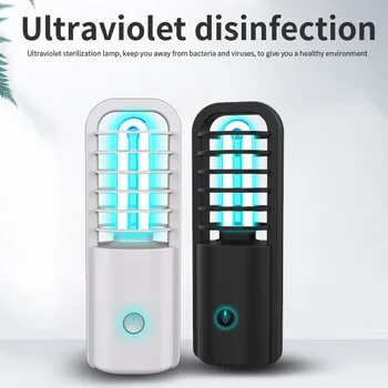 

360 grados UV lámpara ultravioleta desinfección germicida bombilla ozono cuarzo UV luz Led para limpiar el hogar Kill ácaros USB