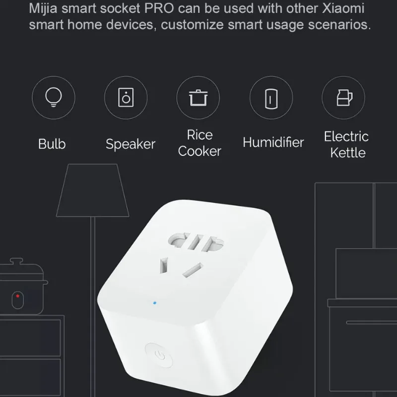 New Xiaomi Mijia Smart Socket Bluetooth Gateway Edition Dual USB Smart WIFI Socket Power Adapter Mijia Smart Home Device (5)