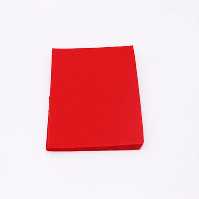 40 Pcs CMCYILING 40 шт./партия 10*15 см фетровая ткань 1 мм Толщина полиэфирная ткань для Швейное Ремесло «сделай сам» скрапбук листы из фетра красный - Цвет: 40 Pcs