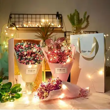 

2 Meters 20 Lights Christmas Decoration Garland Led Copper Wire Light String Christmas Outdoor Garden Decoration Light String