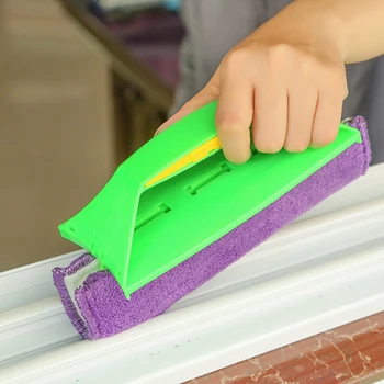 

MultiFunction Glass Cleaner Double-sided Glass Cleaner Scraper Window Glass Cleaning Brush Window Glass Cleaner Tool