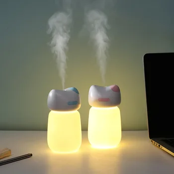 

New Style xiao miao Mini Humidifier USB Three-in-One Car Mounted Atomizer Household Electrical Appliance Creative Gifts Humidifi