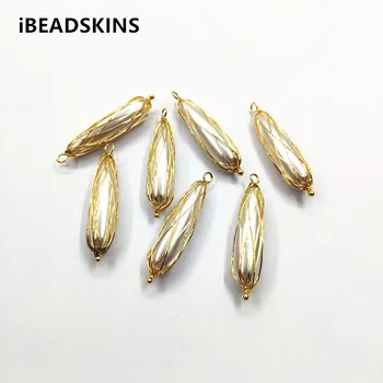 

New arrival! 39x9mm 50pcs Imitation pearls charm/Connectors for Necklace,Earrings parts, Accessories,hand Made Jewelry DIY