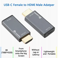Premium 8K 4K 60Hz HDMI Männlich zu USB-C Weibliche Adapter Konverter Neue Produkt Ideen USB Typ C weiblichen zu Männlichen Adapter HDMI