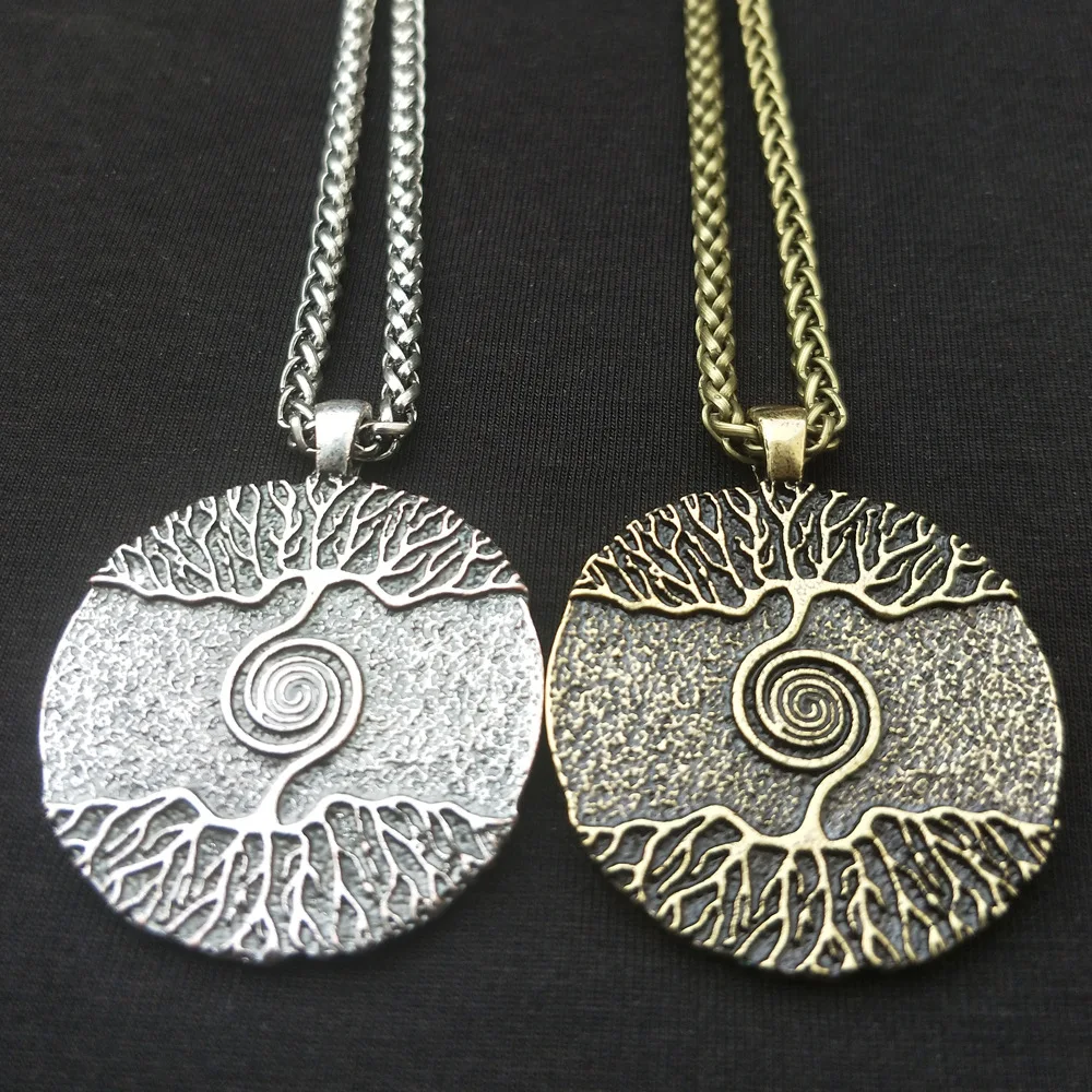 WICCA Древо жизни Yggdrasil World Tree Charm Северного талисман амулет викинга языческий кулон