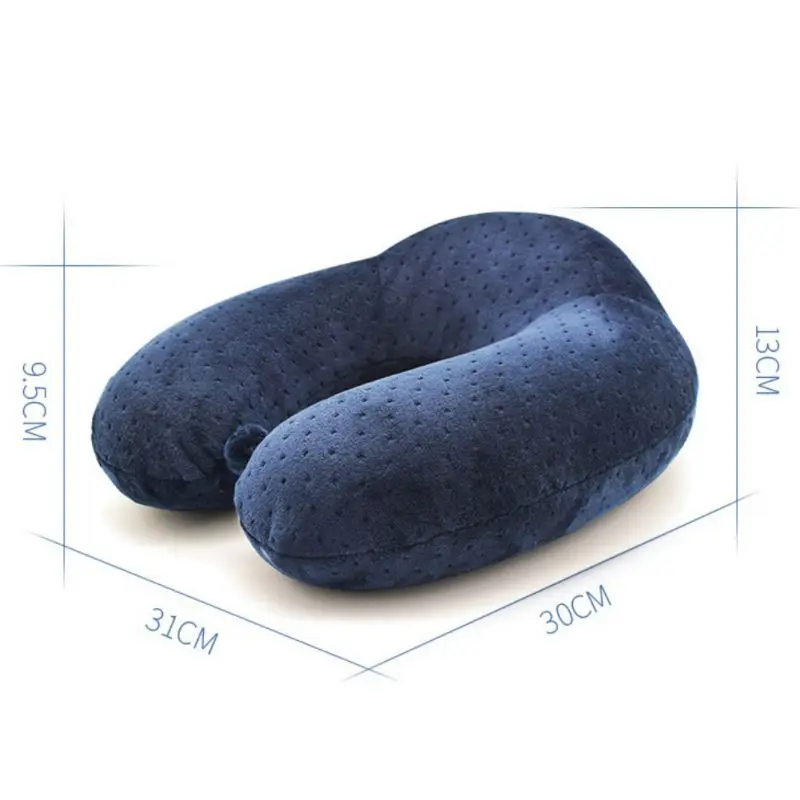 U-образная дорожная подушка для пены памяти Шейная подушка для путешествия аксессуары удобные подушки для сна домашний текстиль