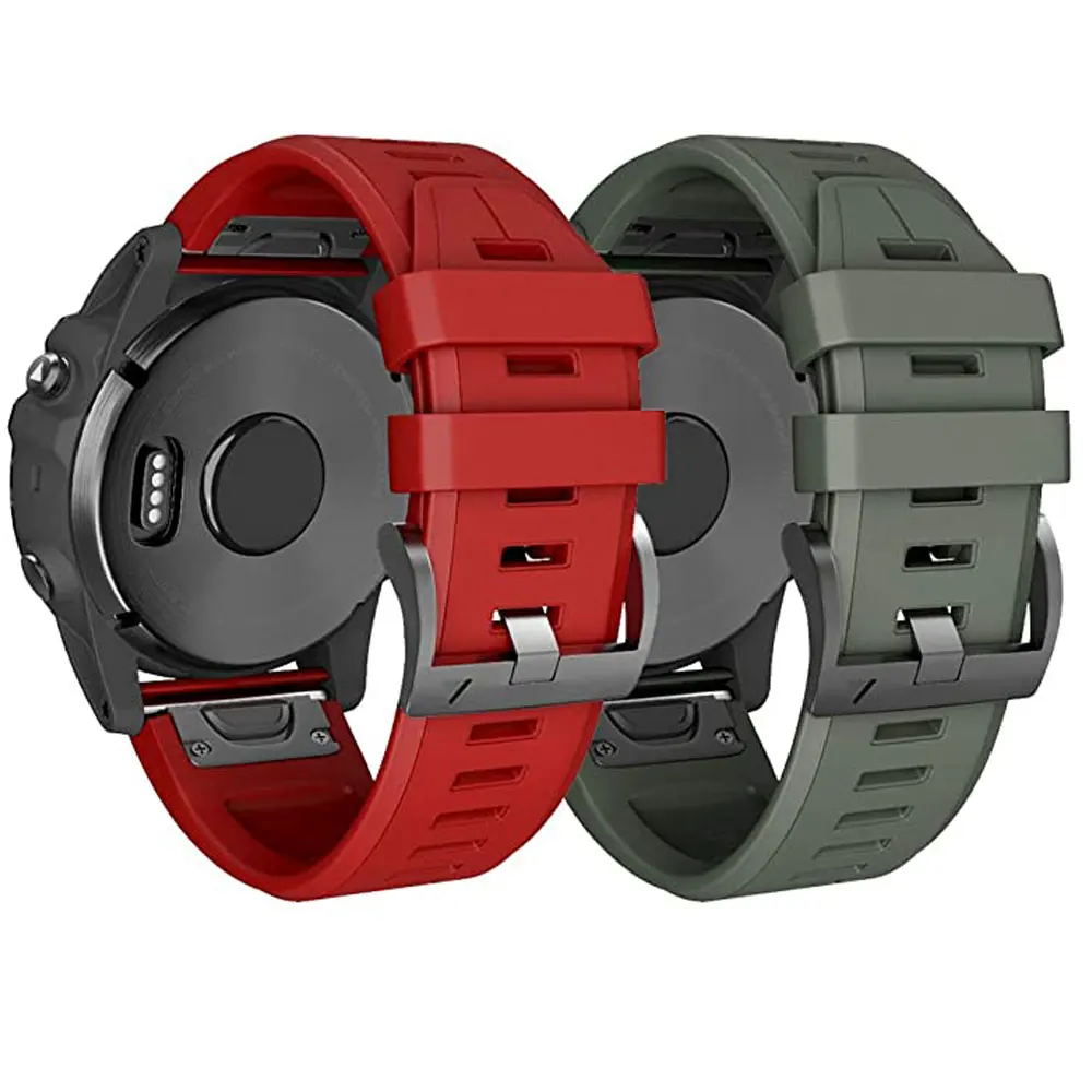 Garmin Fenix 6X 6 6S Pro 5X 5 5s Plus 3HR ո  26 22mm  Ǹ ð  Ʈ,     