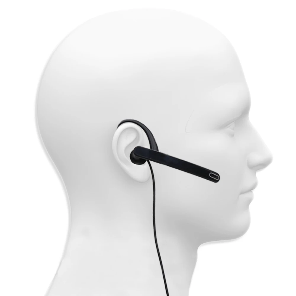 Новый иди и болтай Walkie Talkie “иди ухо стержень наушники 2 Pin PTT уха Бар динамик