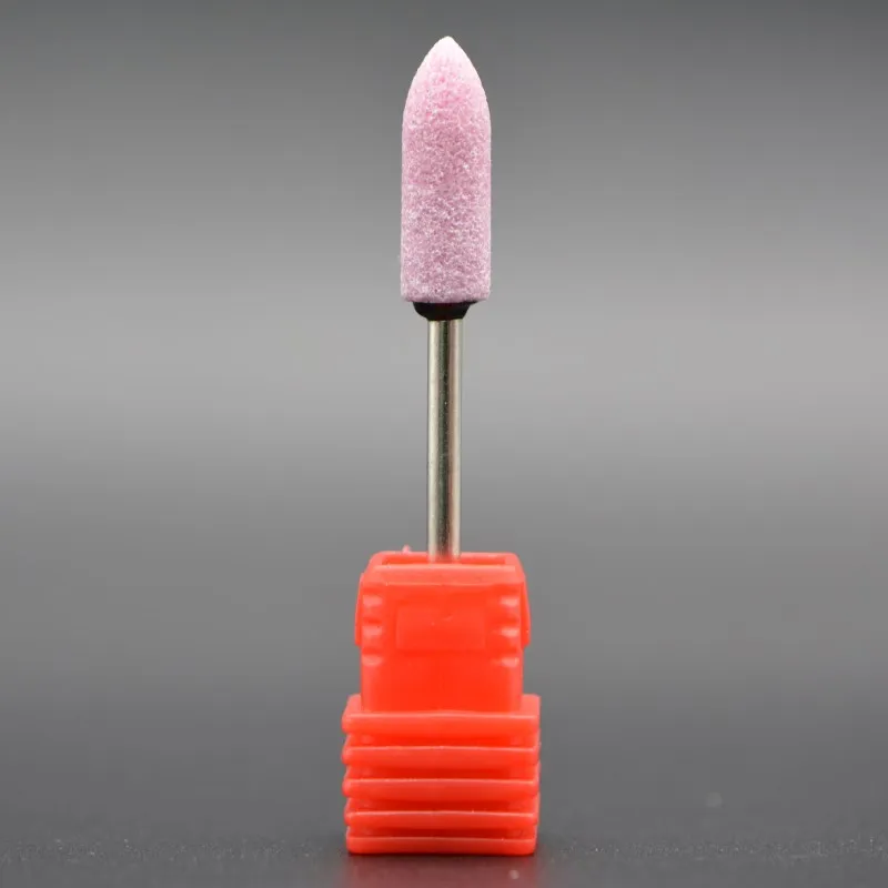 MAOHANG, супер керамическая насадка, сверло для ногтей, фреза для электрической дрели, маникюрные машинки, педикюр, инструменты для маникюра - Цвет: 1pcs of pink