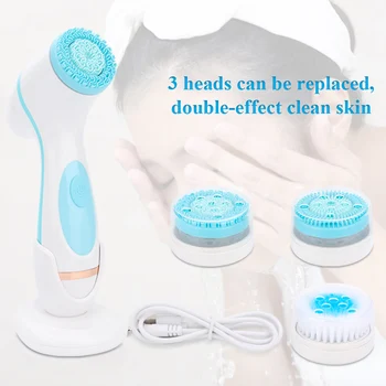

Facial Cleansing Brush Face Spin Brush Galvanica Facial Spa System For Skin Rejuvenation Deep Cleaning Remove Blackhead
