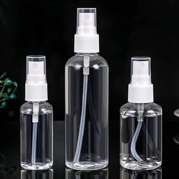 

30/50/100ml Transparent Empty Spray Bottles Plastic Mini Refillable Bottle Empty Cosmetic Containers Sprayer Storage Bottle