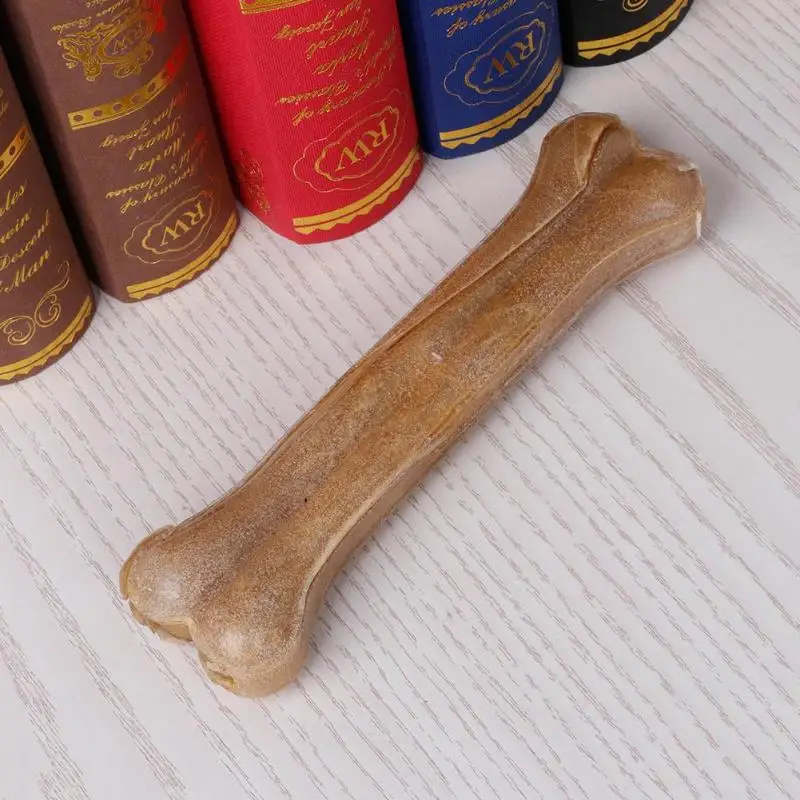 8 дюймов сжатый Rawhides собачьи кости собака жевательная игрушка для щенка закуска Еда лакомства прорезывание зубов игрушка в форме кости игрушки для собак товары для домашних животных