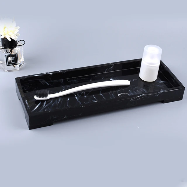 Vanity Tray Black Bathroom Vanity Countertops Toilet Tank Storage Tray New Home Marble Stone Vanity Tray Organizer Tray For Cl Bathtub Trays Aliexpress