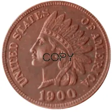 Соединенные Штаты смешанные даты(53 шт) Индийская голова цента копии монет
