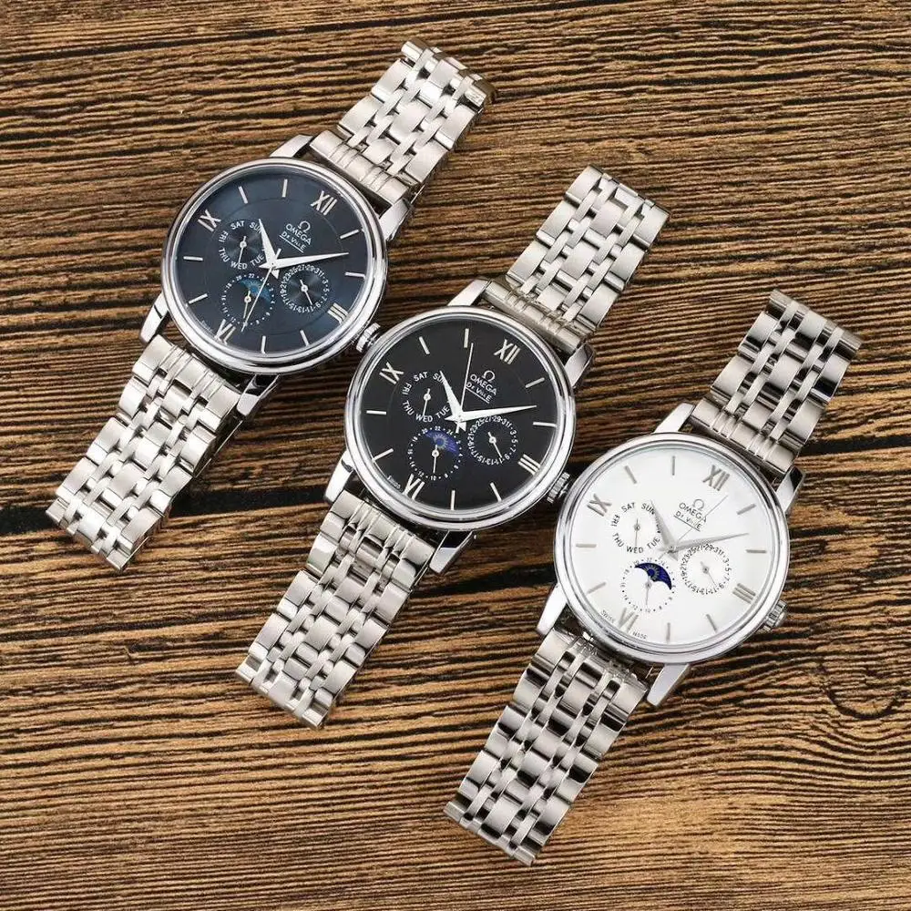 

Omega- Luxury Brand quartz women Watches Quartz Watch Stainless Steel Strap wristwatch classic business dress men watcs888