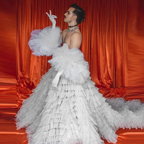 2021 Ư Tiered Ruffles  Tull ĿƮ м Overlayers ޽ Tutu Ƽ ĿƮ и Ruffled Tulle ׼