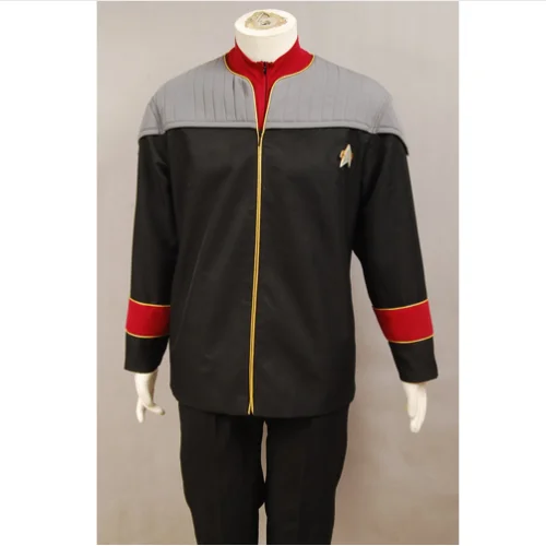 

Star Cosplay Trek NEM Duty Uniform Cosplay Costume Nemesis Admiral's Jacket Shirt Badge Halloween Carnival Costumes