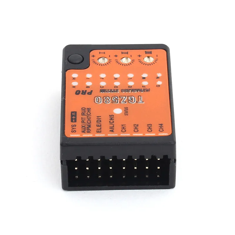 VWINRC TGZ580 3-Axis Gyro' FBL контроль высоты умная система полета с проводом для T-Rex 250-800 RC вертолет
