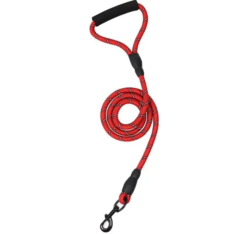 1pc Dog Rope Leash Wearresistant Nylon Reflective Puppy Leash Cat