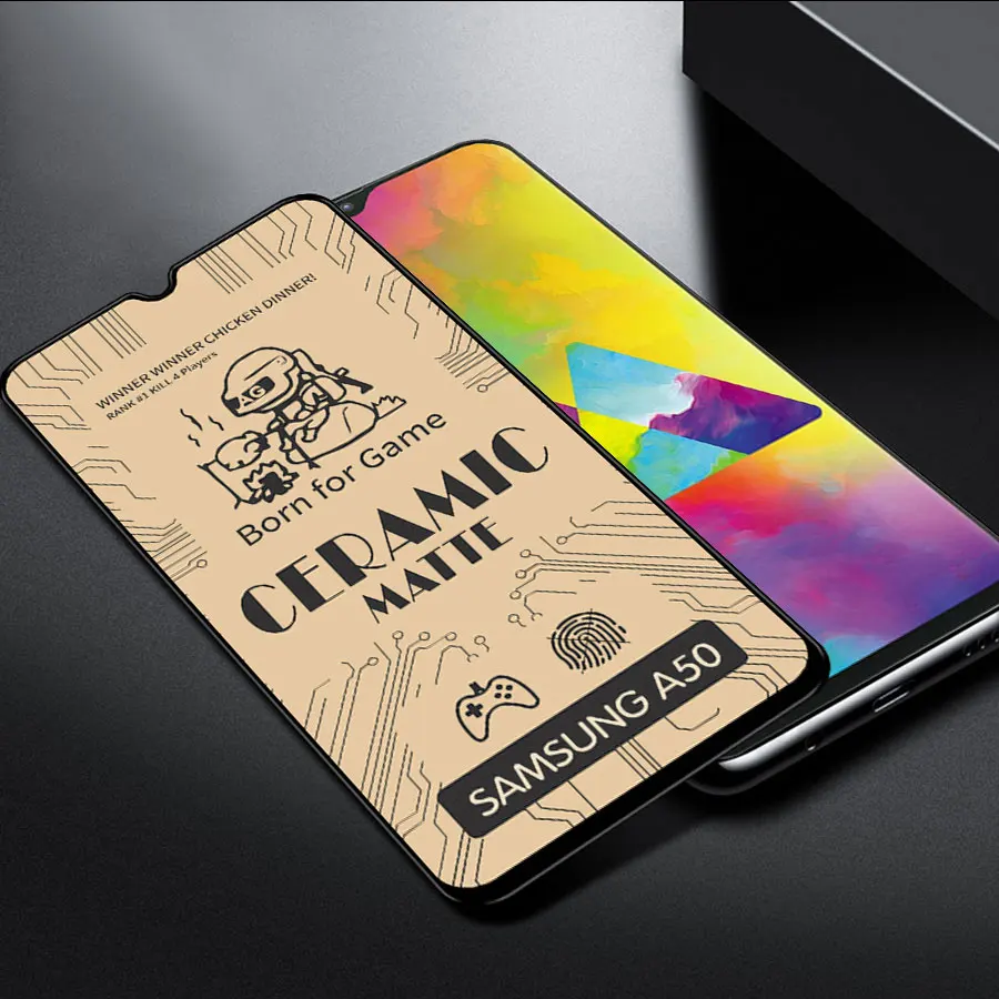 Матовое закаленное стекло для Samsung Galaxy A21 A21s m31 A10 A20 A30 A40 A50 A70 A51 A71 A30s M10 M30 M30s