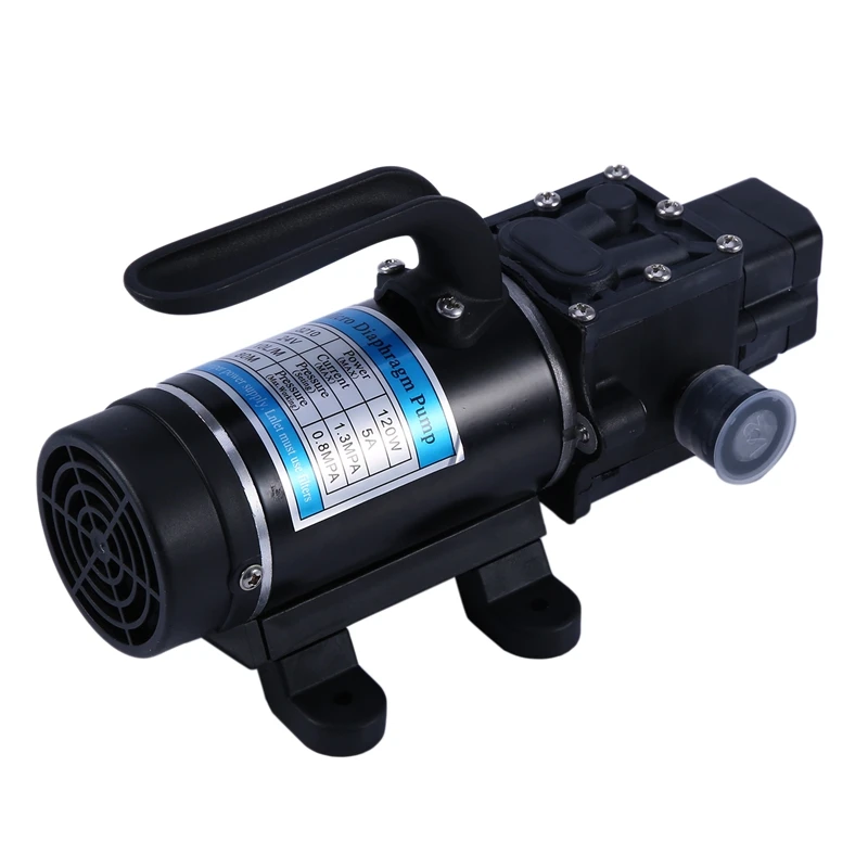 Электрический водяной насос 10L/M 24V 120W Self подкачивающий мембранный насос для высокое Давление шайба