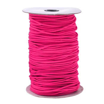 

0.12'' Dia. 1.6-328ft High Elastic Rope Shock Cord Tie Down Roof Racks Boats Trailer Purple/Rose