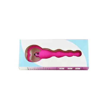 Anal Vibrator Sex Toys for Women men Anal Beads Vibrator Gay Toys Prostate Massage Smooth Butt Silicone Plug Adult Products 5