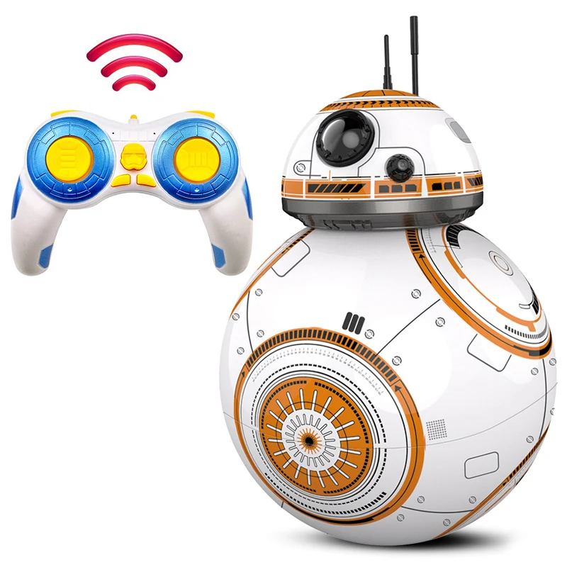 Обновления интеллектуального Звездные войны RC BB 8 дистанционное управление 2.4g со звуком фигурку мяч Droid робот BB-8 модель игрушки для детей