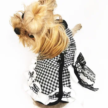 

2020 New Origional Autumn and Winter Graceful Pet Clothes Small Dogs and Cats out Traction Clothes Pet Supplies