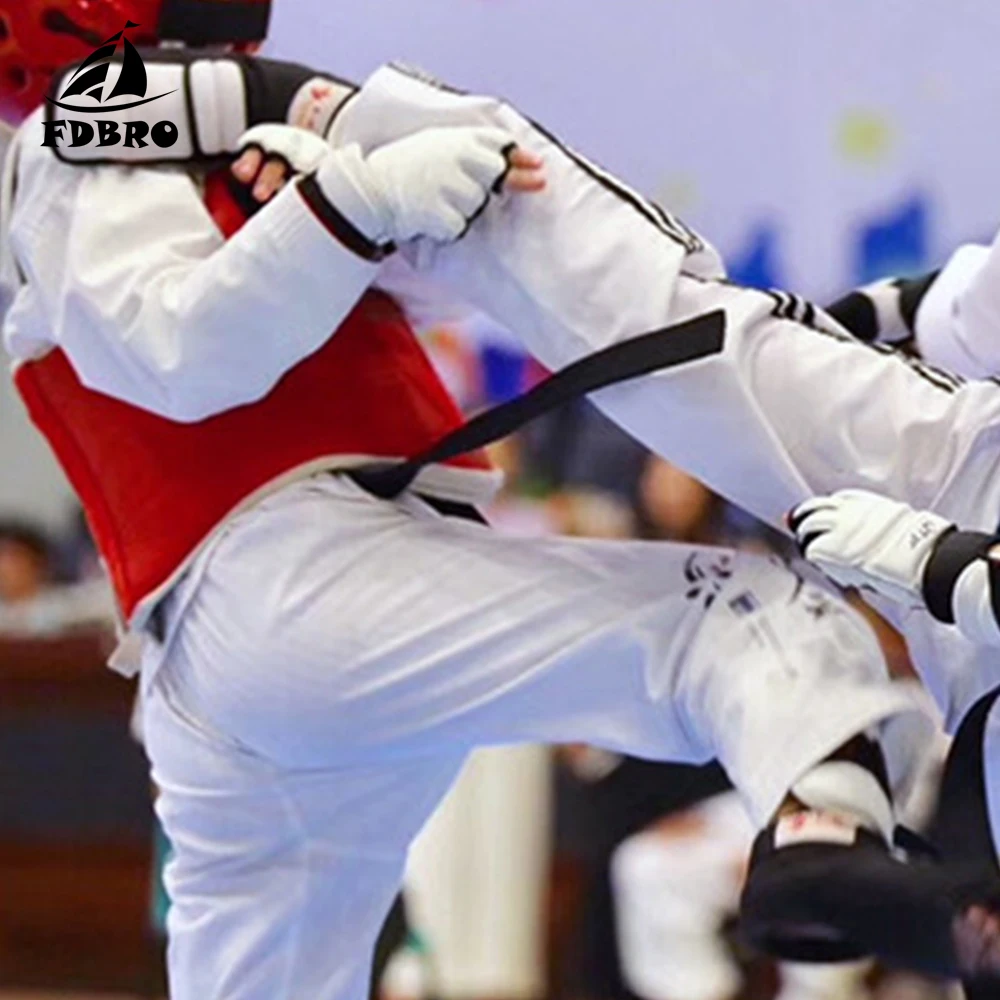 Защитные перчатки FDBRO взрослый ребенок тхэквондо защитные для ног поддержка