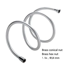 Шланг для душа из нержавеющей стали, 1,5 м, очень длинный, высокое качество, ручная насадка для душа, шланг для ванной комнаты, кухни, Вытяжная трубка, 19OCT21