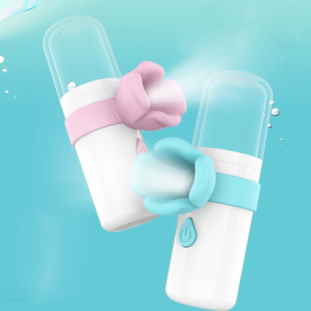 

Nano Mister Face Eye Steamer Ionic Handheld Cool Mist Facial Sprayer Handy Face Moisturizing Eyelash Extensions Makeup Skin Care