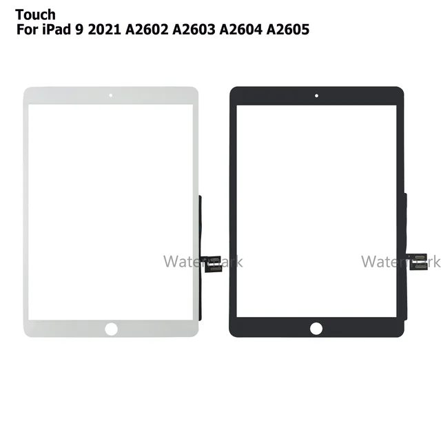 iPad 9 9th Gen 10.2 Digitizer Touch Screen Glass Lens  A2602/A2603/A2604/A2605