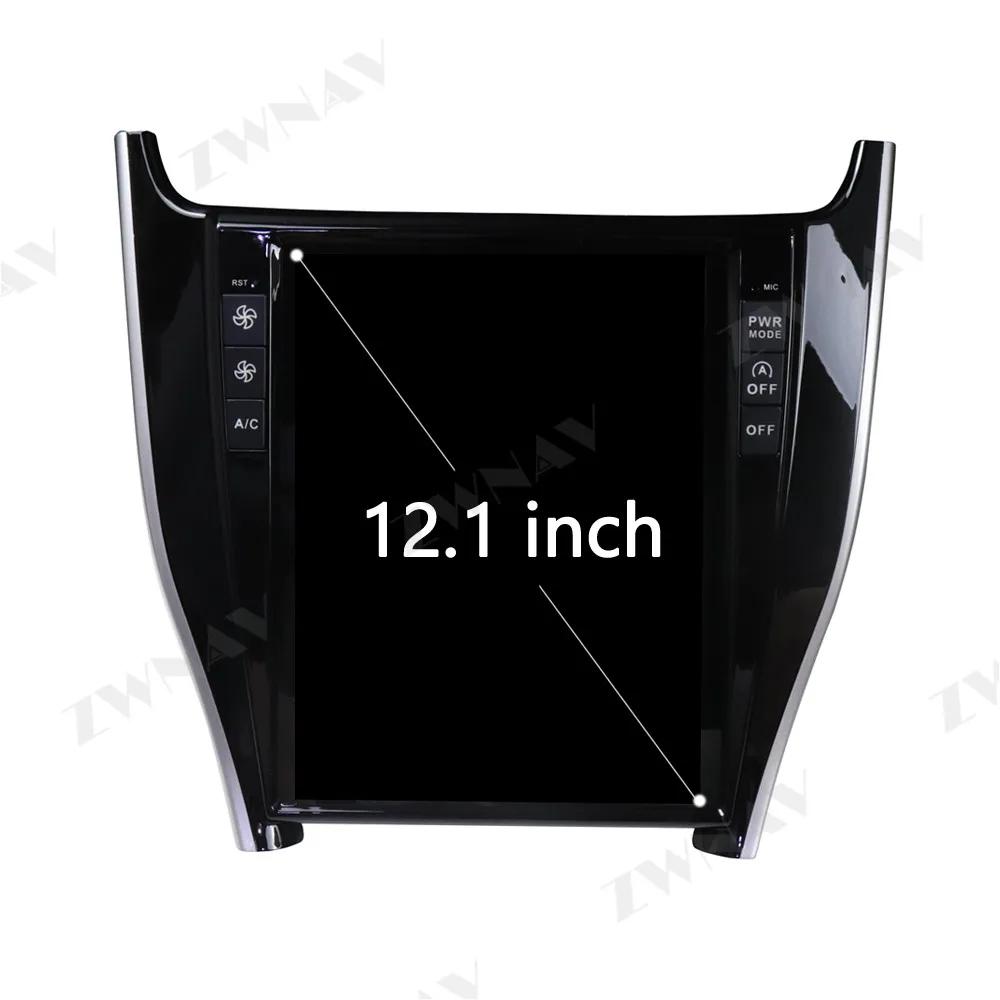 Tesla стиль экран Встроенный DSP Carplay навигация PX6 Android 9,0 4 Гб+ 64 ГБ для toyota harrier 2013- мультимедийное головное устройство