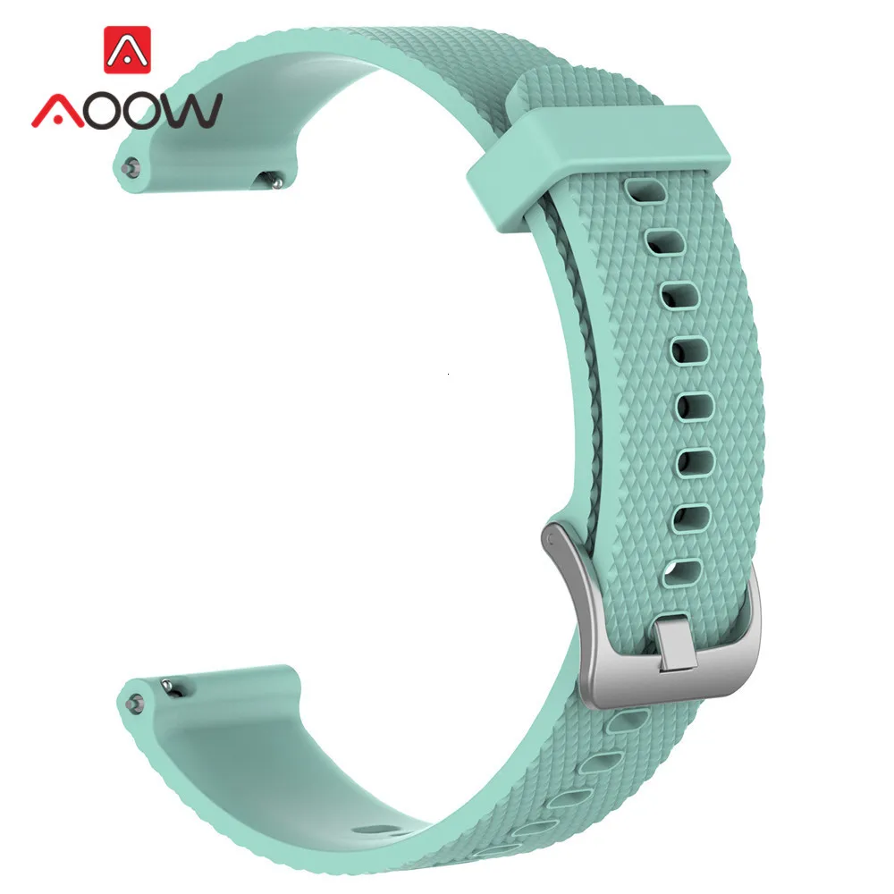 20 мм силиконовый ремешок для часов Garmin Forerunner 245 м/vivoactive 3/vivomove HR samsung Galaxy Active 42 мм браслет ремешок