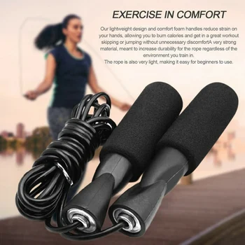 

270cm Aerobic Exercise Boxing Skipping Jump Rope Adjustable Bearing Speed Fitness jumping rope training skipping rope